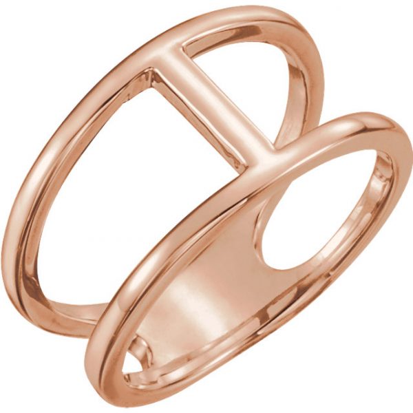 Classic and clean lines minimalist rose gold ring Simply Majestic by Susette collection