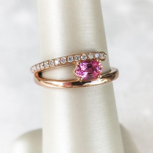 Asymmetrical ring Simply Majestic by Susette collection