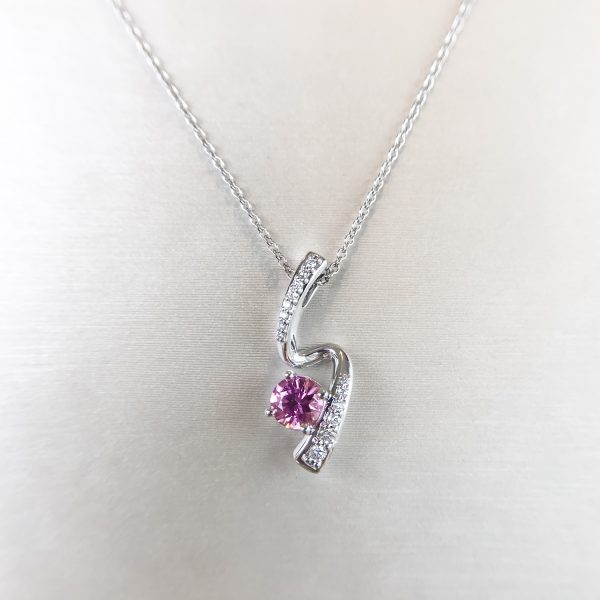Pink Sapphire S Necklace Simply Majestic by Susette collection