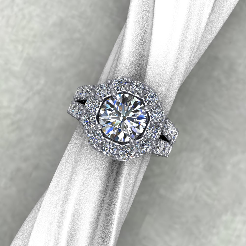 Diamond ring custom creation by Simply Majestic