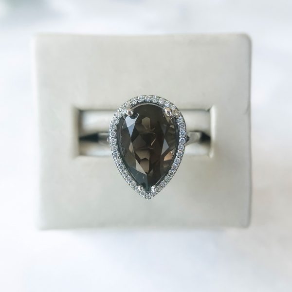 Smoky Quartz Ring Simply Majestic by Susette collection